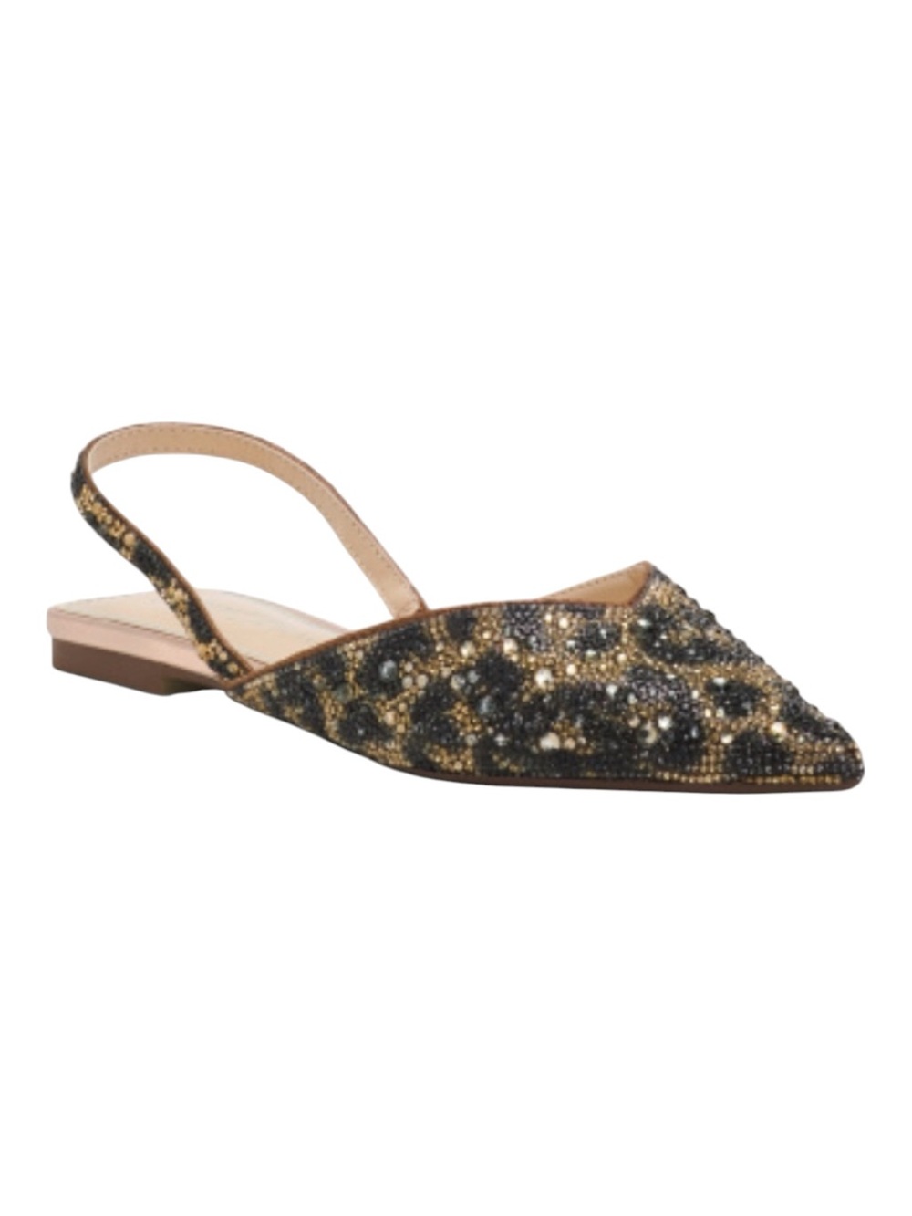 Betsey Johnson Vance Leopard Slingback Flat